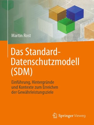 cover image of Das Standard-Datenschutzmodell (SDM)